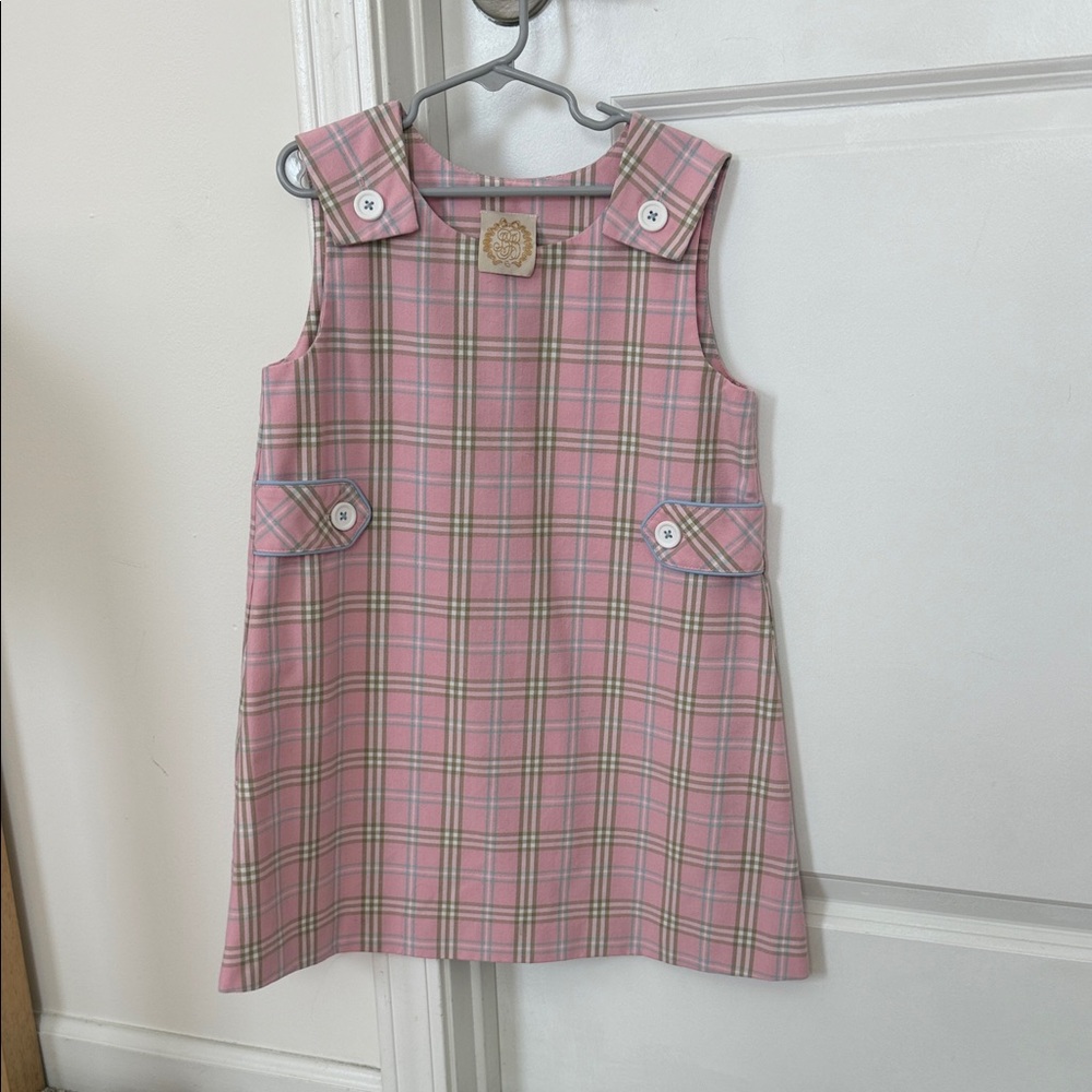 The Beaufort Bonnet Company Pink Plaid Dress